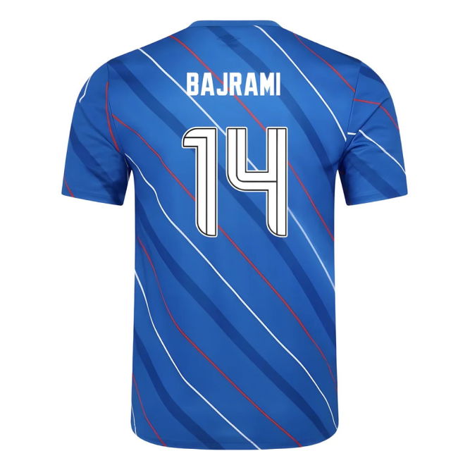 2025-2026 Rangers Home Pre Match Short Sleeve Tee (Lapis Blue) (Bajrami 14)