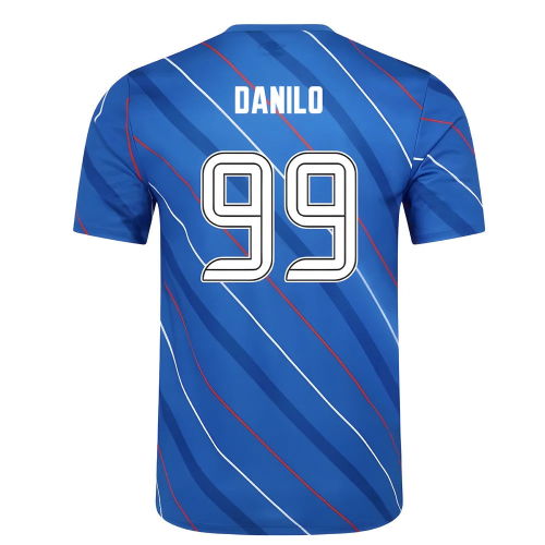 2025-2026 Rangers Home Pre Match Short Sleeve Tee (Lapis Blue) (Danilo 99)