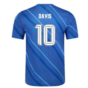 2025-2026 Rangers Home Pre Match Short Sleeve Tee (Lapis Blue) (Davis 10)