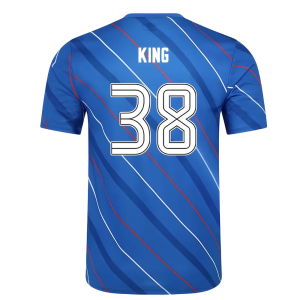 2025-2026 Rangers Home Pre Match Short Sleeve Tee (Lapis Blue) (King 38)