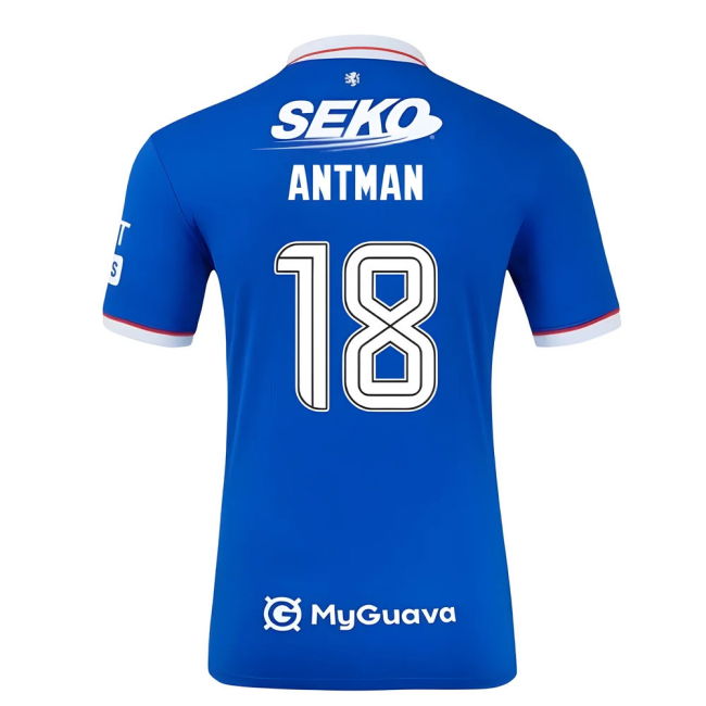 2025-2026 Rangers Home Shirt (Kids) (Antman 18)