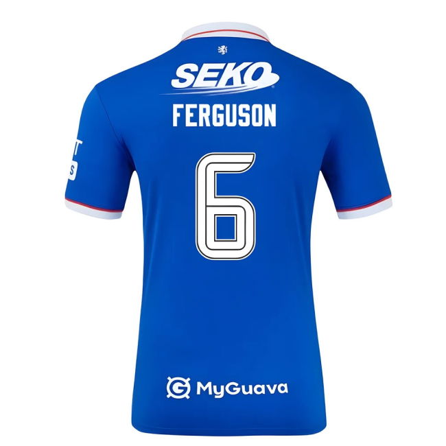 2025-2026 Rangers Home Shirt (Kids) (Ferguson 6)