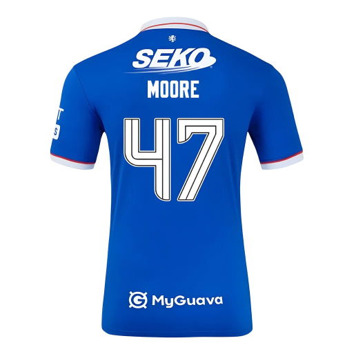 2025-2026 Rangers Home Shirt (Kids) (Moore 47)