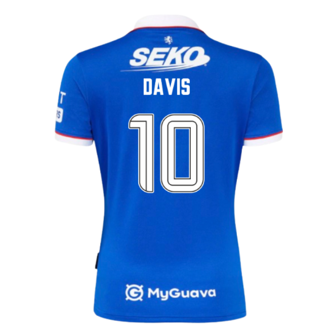 2025-2026 Rangers Home Shirt - Womens (Davis 10)