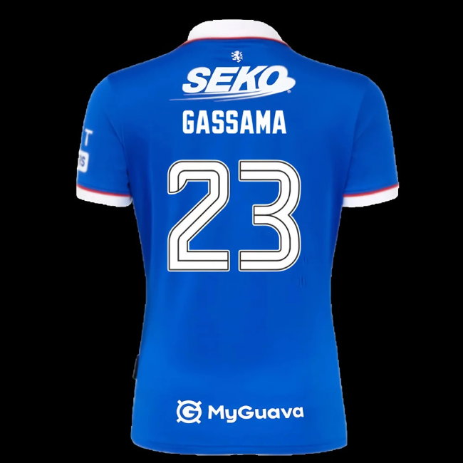 2025-2026 Rangers Home Shirt - Womens (Gassama 23)