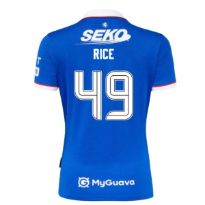 2025-2026 Rangers Home Shirt - Womens (Rice 49)