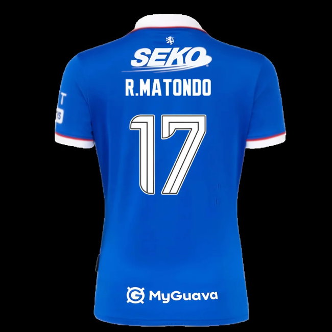2025-2026 Rangers Home Shirt - Womens (R.Matondo 17)
