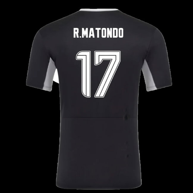 2025-2026 Rangers Pro Training Tee (Caviar) (R.Matondo 17)