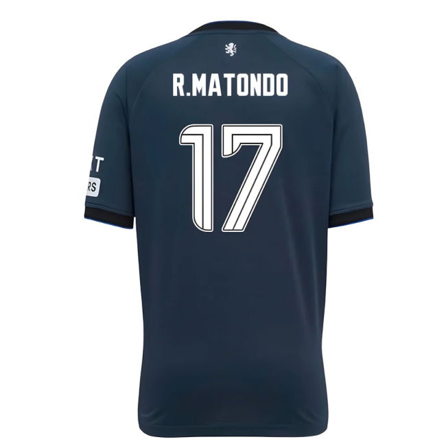2025-2026 Rangers Third Shirt (Kids) (R.Matondo 17)