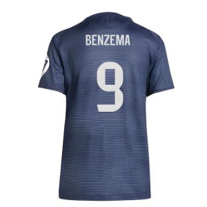 2025-2026 Real Madrid Authentic Away Shirt (Ladies) (Benzema 9)