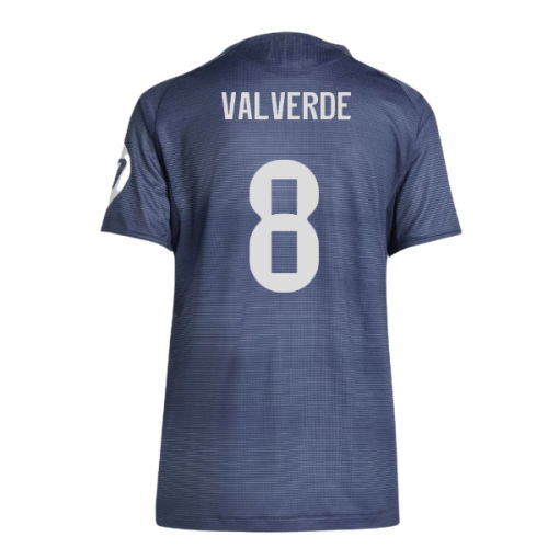 2025-2026 Real Madrid Authentic Away Shirt (Ladies) (Valverde 8)