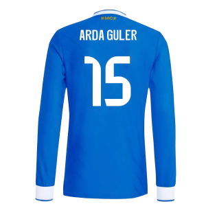 2025-2026 Real Madrid Authentic Long Sleeve Third Shirt (Arda Guler 15)
