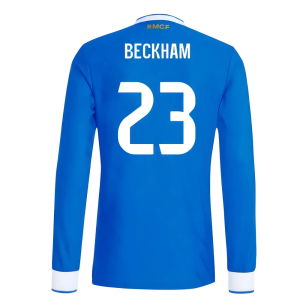 2025-2026 Real Madrid Authentic Long Sleeve Third Shirt (Beckham 23)