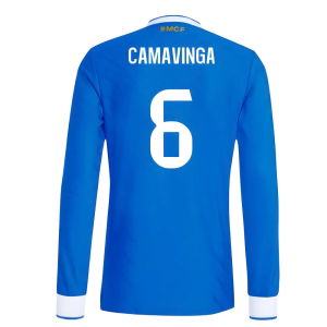 2025-2026 Real Madrid Authentic Long Sleeve Third Shirt (Camavinga 6)