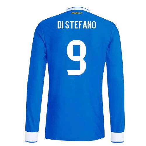 2025-2026 Real Madrid Authentic Long Sleeve Third Shirt (Di Stefano 9)