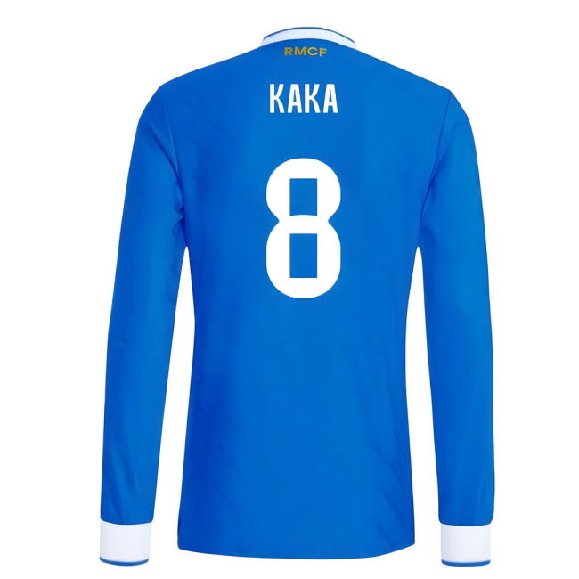 2025-2026 Real Madrid Authentic Long Sleeve Third Shirt (Kaka 8)