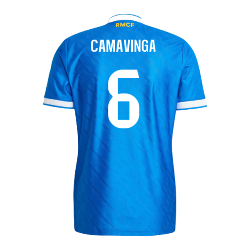 2025-2026 Real Madrid Authentic Third Shirt (Camavinga 6)