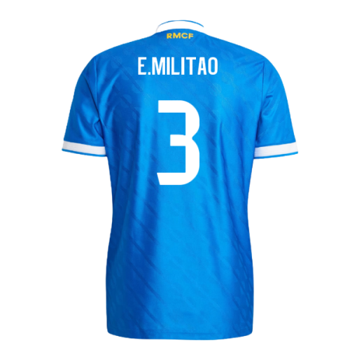 2025-2026 Real Madrid Authentic Third Shirt (E.Militao 3)
