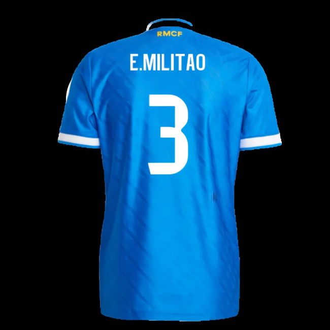 2025-2026 Real Madrid Authentic Third Shirt (E.Militao 3)