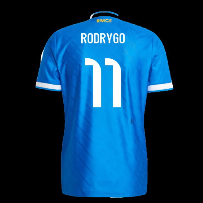 2025-2026 Real Madrid Authentic Third Shirt (Rodrygo 11)