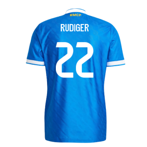 2025-2026 Real Madrid Authentic Third Shirt (Rudiger 22)