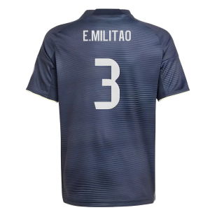 2025-2026 Real Madrid Away Shirt (Kids) (E.Militao 3)