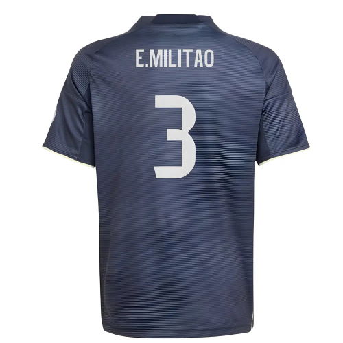 2025-2026 Real Madrid Away Shirt (Kids) (E.Militao 3)