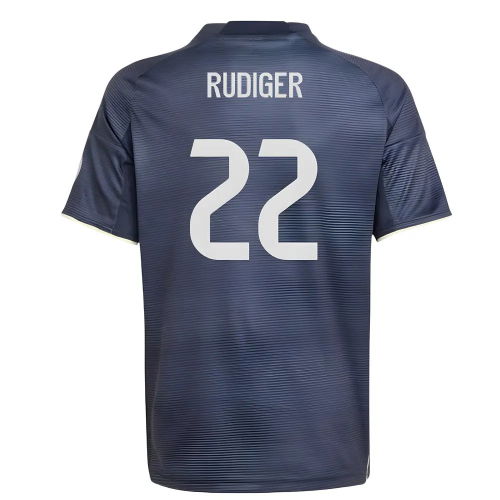 2025-2026 Real Madrid Away Shirt (Kids) (Rudiger 22)