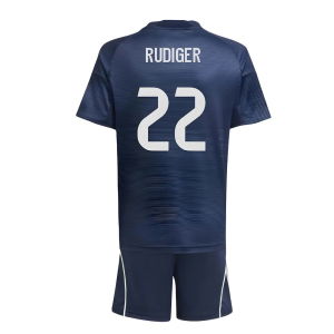 2025-2026 Real Madrid Away Youth Kit (Rudiger 22)