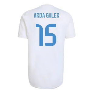 2025-2026 Real Madrid EU Training Jersey (White) (Arda Guler 15)