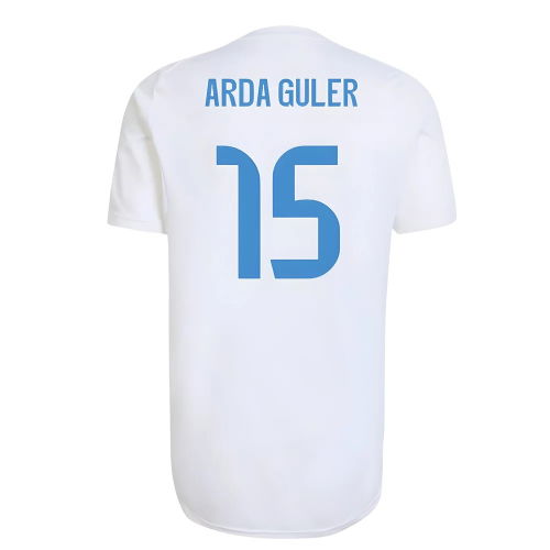 2025-2026 Real Madrid EU Training Jersey (White) (Arda Guler 15)