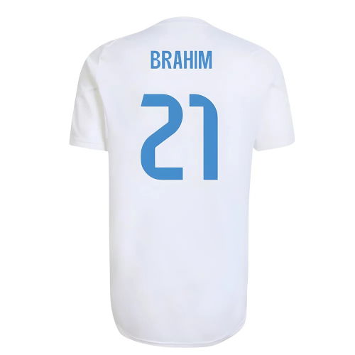2025-2026 Real Madrid EU Training Jersey (White) (Brahim 21)