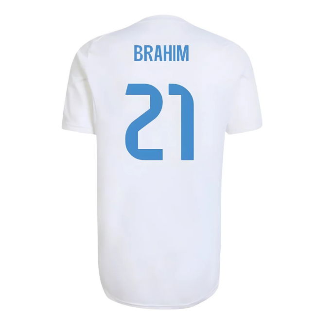 2025-2026 Real Madrid EU Training Jersey (White) (Brahim 21)