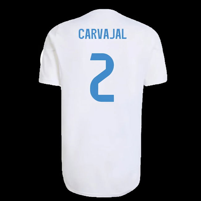 2025-2026 Real Madrid EU Training Jersey (White) (Carvajal 2)