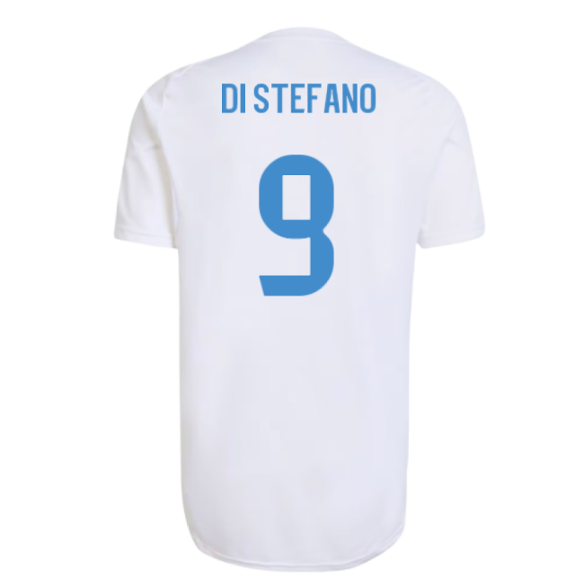 2025-2026 Real Madrid EU Training Jersey (White) (Di Stefano 9)