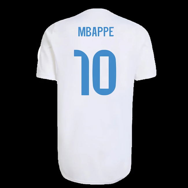 2025-2026 Real Madrid EU Training Jersey (White) (Mbappe 10)