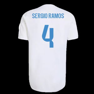 2025-2026 Real Madrid EU Training Jersey (White) (Sergio Ramos 4)