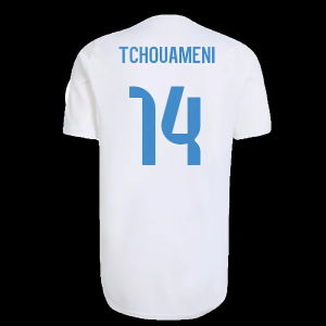 2025-2026 Real Madrid EU Training Jersey (White) (Tchouameni 14)