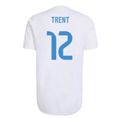 2025-2026 Real Madrid EU Training Jersey (White) (Trent 12)  2025-2026 Real Madrid EU Training Jersey (White) (Trent 12)