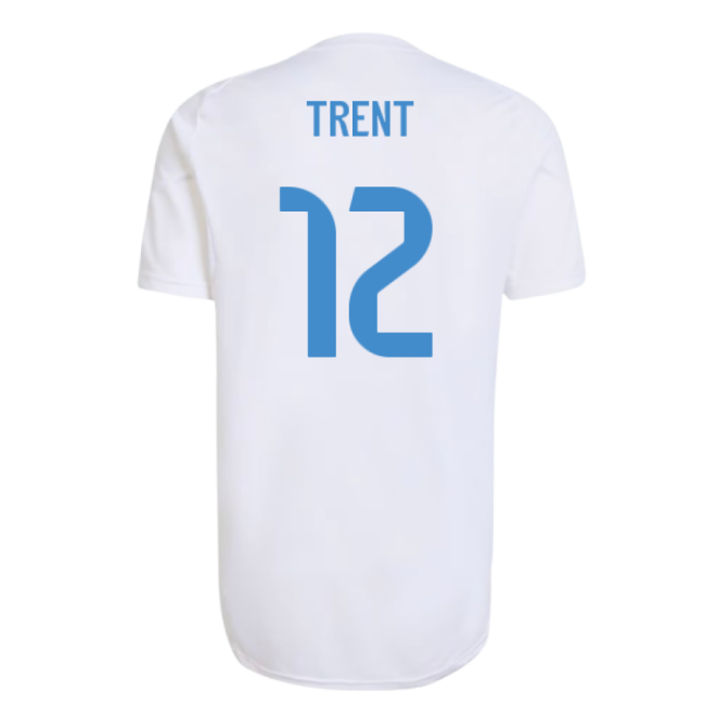 2025-2026 Real Madrid EU Training Jersey (White) (Trent 12)