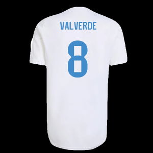2025-2026 Real Madrid EU Training Jersey (White) (Valverde 8)