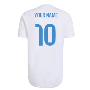 2025-2026 Real Madrid EU Training Jersey (White) (Your Name)