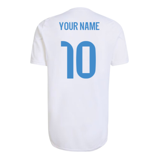2025-2026 Real Madrid EU Training Jersey (White) (Your Name)