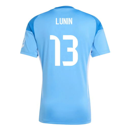 2025-2026 Real Madrid Home Goalkeeper Shirt (Blue) (Lunin 13)