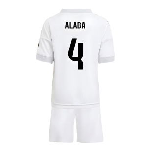 2025-2026 Real Madrid Home Mini Kit (Alaba 4)