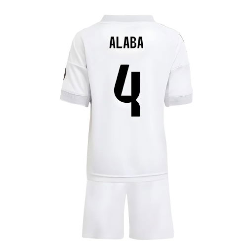 2025-2026 Real Madrid Home Mini Kit (Alaba 4)