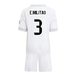 2025-2026 Real Madrid Home Mini Kit (E.Militao 3)