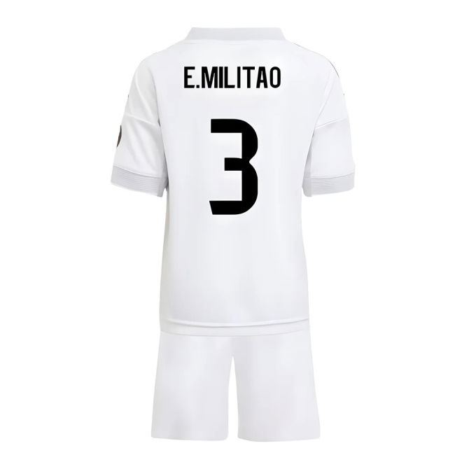 2025-2026 Real Madrid Home Mini Kit (E.Militao 3)