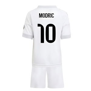 2025-2026 Real Madrid Home Mini Kit (Modric 10)