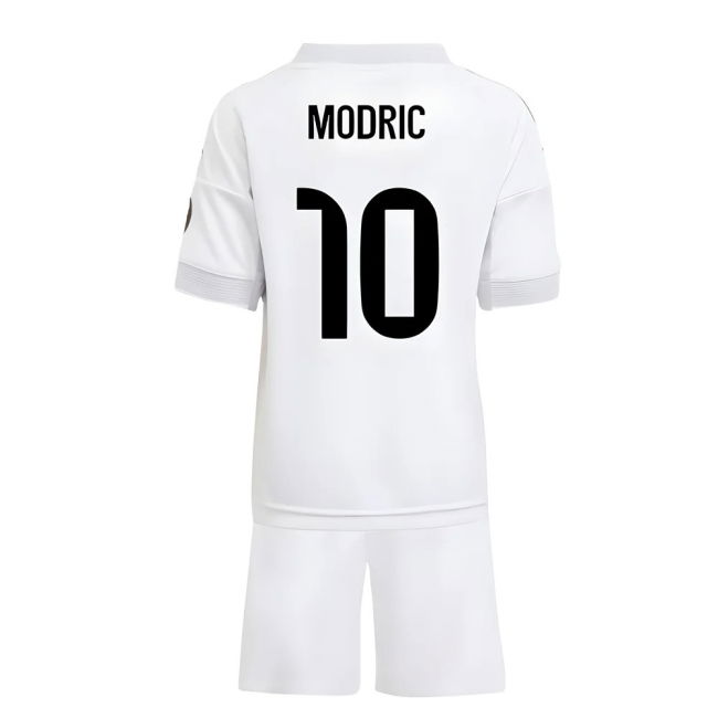 2025-2026 Real Madrid Home Mini Kit (Modric 10)